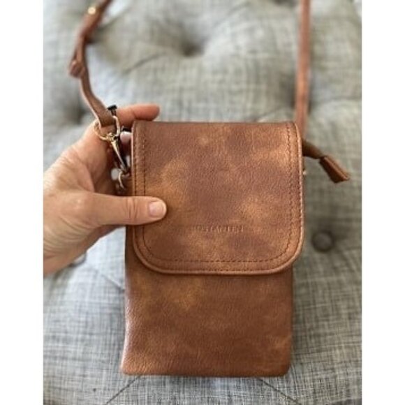 New Vegan Leather Small Crossbody Bags for Women Designer Cell Phone Bag - Picture 1 of 2